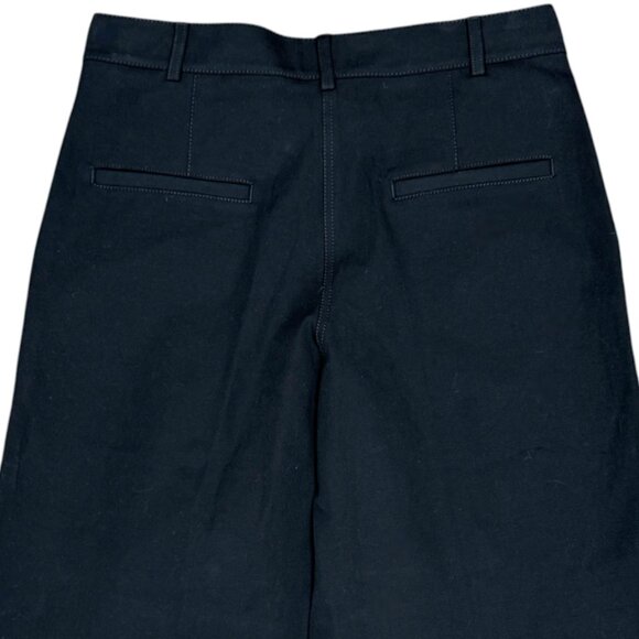 NWT Women's M.M. LAFLEUR The Harrison Wide Pleated Jean Black | Size 8 - Picture 8 of 11